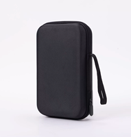 En stock, étui organisateur électronique EVA, sac de rangement portable pour écouteurs, pochette organisatrice de câbles pour écouteurs Bluetooth, pour chargeur