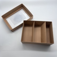Boîte à gâteau jetable en papier alimentaire avec laminage mat et gaufrage, service de couleur personnalisée, boîte robuste et recyclable pour gâteaux et noix