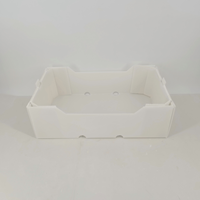 Caisse pliable en PP pour fruits et légumes, recyclable, écologique, de qualité alimentaire, durable et légère, pour l'emballage agricole