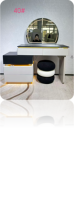 Coiffeuse blanche moderne avec miroir LED et tiroirs de rangement, ensemble de coiffeuse avec tabouret pour chambre à coucher, vente en gros