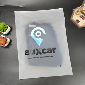 Túi với logo cho quần áo tùy chỉnh bao bì túi, quần áo may mặc bán lẻ Bao bì túi xách, <span class=keywords><strong>PE</strong></span> Dây Kéo Túi cho quần áo bao bì - Product Image 3