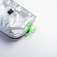Sacs à maquillage de voyage conçus de manière ingénieuse, pochette en Tyvek, sac cosmétique en papier pour ranger les petits objets