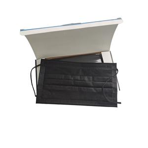 Grosir Pabrik masker wajah hitam sekali pakai 3 lapisan masker bedah hitam sekali pakai masker bedah - Product Image 4