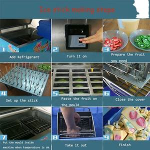 1 Moules Popsicle Machine avec Moules Ice-cream Popsicle Maker Machine - Product Image 6