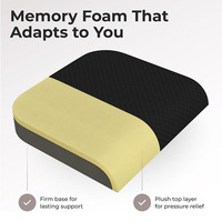 Nouveau design, coussin de siège ergonomique en mousse à mémoire de forme, respirant, relaxant, portable, à récupération lente, pour soulager la pression, rafraîchissant, très vendu