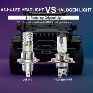 Sistema de Iluminación Automotriz Xenplus A5 60W 6000K, Bombilla LED H4 de Tamaño Mini 1:1, la Más Brillante, Luz Alta y Baja para Autos y Motocicletas - Product Image 5