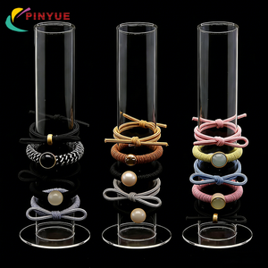 Organisateur moderne et écologique en acrylique transparent pour accessoires de cheveux, élastiques et bracelets, pour la salle de bain et la décoration de chambre, pour <span class=keywords><strong>filles</strong></span> - Product Image 1