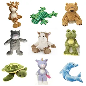 Comfort Weighted Plush Animals Kids Playing Compression Sensory Bean Weighted Stuffed Toys For Toddlers