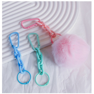 Factory Price Iron Colorful Baking <b>Paint</b> Key Ring Hanging Buckle Candy Color - Product Image 4