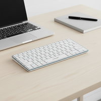 Clavier sans fil universel portable 2,4 GHz léger et confortable en ABS pour ordinateurs portables et tablettes – Meilleures ventes