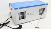 Nouvelle machine à polir les bijoux en métal à double tête rotative, machine à polir les bijoux portable sur banc avec collecteur de poussière