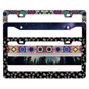Custom Halloween Design Aluminum USA <b>License</b> Plate Holder - Product Image 1