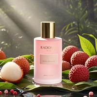 Flacons de parfum liquide en verre avec pompe pulvérisateur, rechargeables, écologiques, cylindriques, vides, 30 ml, 50 ml, 100 ml, atomiseur avec boîte cadeau