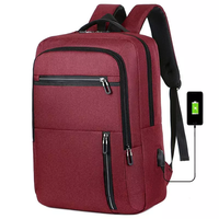 Mochila de Negocios Resistente al Por Mayor, Unisex, para Portátil de 15.6 Pulgadas, Oxford, Impermeable, con Puerto de Carga USB, para Viajes y Escuela