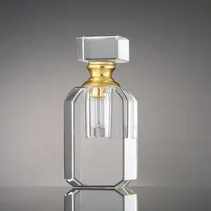 CJ-Factory Direct Sale Fancy Small Empty Customized Crystal Perfume Bottle Crystal Essential Oil Bottles