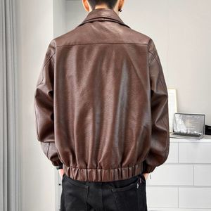 <span class=keywords><strong>Veste</strong></span> en cuir pour <span class=keywords><strong>homme</strong></span>, col en velours épais, automne et <span class=keywords><strong>hiver</strong></span>, <span class=keywords><strong>veste</strong></span> en cuir pour jeunes - Product Image 2