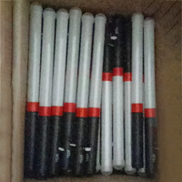 Stylo lumineux en forme de cœur à une seule couleur, fait à la main, en ABS+PVC, design moderne, pour les cadeaux de fête