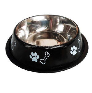 Cuenco de acero inoxidable para perros y gatos, cuenco de diseño elegante de lujo para perros y gatos, diseño único para el hogar - Product Image 2