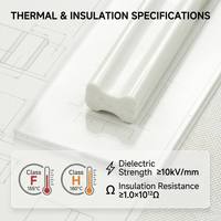 Profilé en I en fibre de verre pour application de transformateur de type sec, isolation en époxy, pultrusion, fibre de verre FRP, profilé en I en fibre de verre de type os de chien