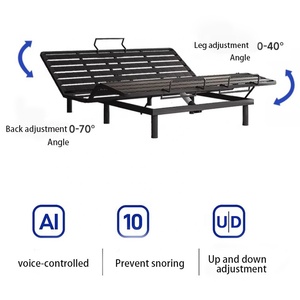 Base de Cama Multifunción Inteligente con Elevación Remota y Soporte Lumbar, Directo de Fábrica 05, Para Hoteles y Hogares - Product Image 5