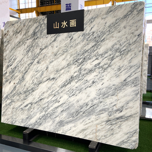 Dalles de marbre blanc en pierre naturelle pour îlot de cuisine Panneau mural de comptoir Placage Carreaux de sol pour baignoire en marbre Carreaux pour escalier de villa - Product Image 2