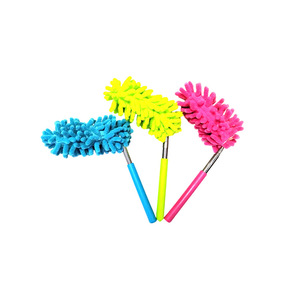 Plumeau extensible en acier inoxydable, flexible et détachable, en chenille, pour le nettoyage des toits, multi-couleurs, dépoussiéreur - Product Image 1