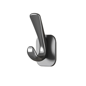 Gunmetal Ash No Drill <b>Hooks</b> <b>Self</b> <b>Adhesive</b> Wall Mounted Towel Rack For Bathroom Shower Entryway Door - Product Image 5