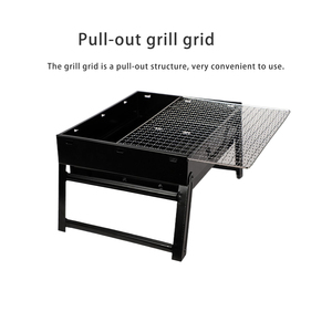 <span class=keywords><strong>Griglia</strong></span> BBQ Portatile Pieghevole in Acciaio al Carbonio MLD con Altezza Regolabile, Accensione Elettronica e <span class=keywords><strong>Griglia</strong></span> Estraibile Ventilata - Product Image 5
