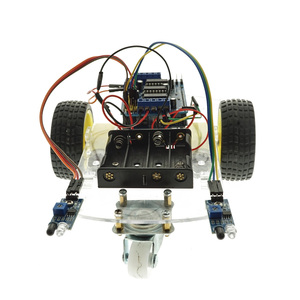 ชุดรถสมาร์ทติดตามวิถีหลบหลีกสิ่งกีดขวาง OKY5012 2WD สำหรับการศึกษา STEM - Product Image 3