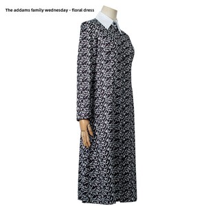 Disponibile - Vestito Cosplay Diagonal Twill di <span class=keywords><strong>Wednesday</strong></span> Addams (Famiglia Addams) per Halloween, Pezzo Unico, Vendita all'Ingrosso - Product Image 3