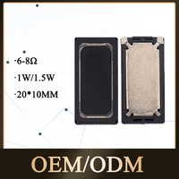 Speaker Internal Magnetik Neodymium Mini Micro 20mm X 10mm Tahan Air IP67 untuk Ponsel dan Perangkat Seluler 8 Ohm 0.5W