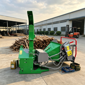 Broyeur à bois portable à moteur diesel, déchiqueteuse de branches, mini broyeur à bois mobile - Product Image 3