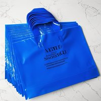 Vente en gros de sacs à provisions en plastique transparent avec poignées transparents et abordables pour les magasins