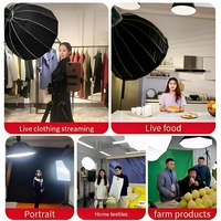 Lampe d'Éclairage LED 300W COB pour Studio Photo et Vidéo, 3200-5500K, Coque Métallique, Contrôle à Distance, Lumière Continue