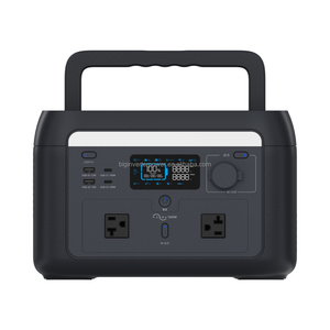 BIGINVERTER 1000W Station d'alimentation portable intelligente Version Japon 100V Batterie LiFePO4 Contrôle WiFi Batterie extensible Vente en gros - Product Image 1
