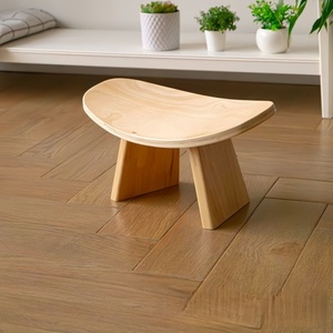 Banco de Meditación Ergonómico Portátil de Madera Premium, Asiento Natural para Arrodillarse, Cojines para Práctica de Yoga Seiza, Taburete <span class=keywords><strong>Plegable</strong></span> - Product Image 3