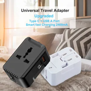 UK zu EU Reise adapter Europa Stecker adapter mit 2 USB C Schnell ladung Internat ional Worldwide Travel Adapter Universal