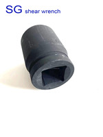 Prise d'impact à 6 points à entraînement carré douille robuste 30mm 32mm 36mm 41mm finition phosphate noir OEM