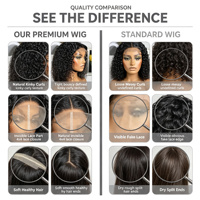 Perruques Afro Courtes Bouclées Noires pour Femmes, Style Exotique Africain, en Fibre Haute Température, Permettant la Permanente et la Teinture, Modèle Complet