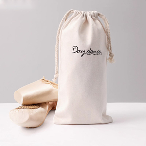 Custom Printed <strong>Recycle</strong> Canvas Cotton <strong>Drawstring</strong> Pouch Shoes Shopping Dust Storage <strong>Bag</strong> With Logo - Product Image 3