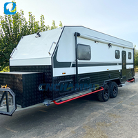 Chammp Luxury Motor Home Rvs Campeurs Remorques de voyage Hors route Caravane Camping Remorque Maison modulaire à vendre