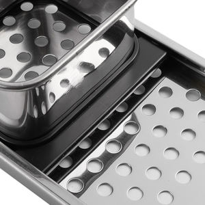 Spaetzle maker râpe trancheuse en acier inoxydable avec lame de pâte rabot à nouilles Spaetzle tamis spaetzle presse râpe grattoir trancheuse - Product Image 5