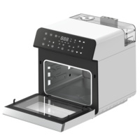 Forno Digitale a Vapore con Schermo Touch Smart da 10 Litri, Friggitrice ad Aria in Acciaio da 10,5L con Funzione Vapore