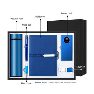 कस्टम ब्रांड नई ए 5 सादे नोटबुक कुंजी श्रृंखला प्रचार थर्मोमोस और पेन 32 जी यूएसबी फ्लैश ड्राइव पावर बैंक उपहार सेट आइटम आइटम - Product Image 4
