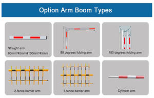 2500kg 적재 용량을 갖춘 간이 차용 금속 원격 제어 주차 장벽 붐 게이트 - Product Image 4