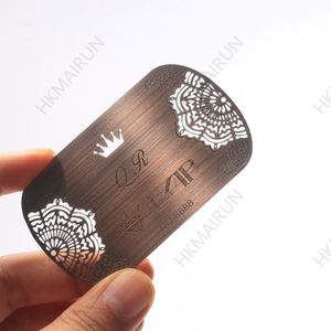 บัตรสมาชิกโลหะสั่งทำสีทอง/เงิน/ดำจากโรงงานโดยตรง - Product Image 2