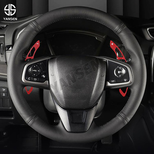 Pour Honda Civic FC FK Spirior Accord CRV <span class=keywords><strong>G5</strong></span> <span class=keywords><strong>Odyssey</strong></span> RC, palettes de changement de vitesse au volant en ABS, accessoires de modification intérieure automobile - Product Image 5