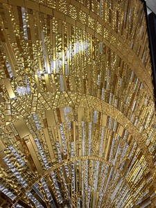 120x240cm sang trọng Huy chương vàng khảm thủy tinh nghệ thuật bóng nội thất trang trí tường gạch 48x96 thiết kế đồ họa truyền thống - Product Image 2