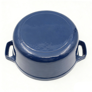 <span class=keywords><strong>Cocotte</strong></span> ronde <span class=keywords><strong>en</strong></span> <span class=keywords><strong>fonte</strong></span> émaillée antiadhésive, <span class=keywords><strong>compatible</strong></span> avec tous les types de cuisinières, conservant la chaleur - Product Image 6