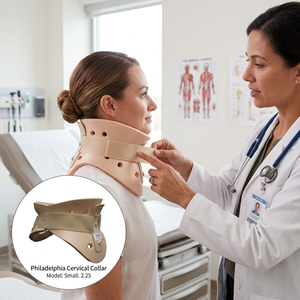 Collarín Cervical Philadelphia Beige con Soporte para el Cuello y Correas Ajustables para Protección Cervical - Product Image 1